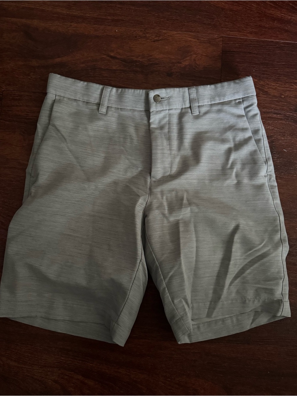 Callaway Men's Light Gray Performance Flat-Front Shorts
